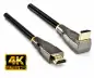 Preview: Premium HDMI kabelis, no kontaktdakšas uz kontaktdakšu 90°, DINIC Dubai Range, melns, garums 2,00 m, blistera iepakojumā
